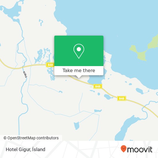 Hotel Gigur map