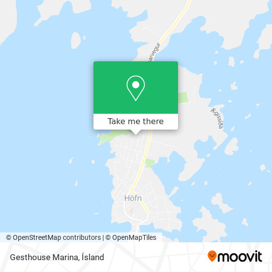 Gesthouse Marina map