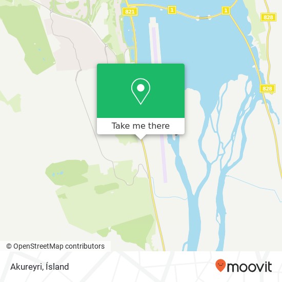 Akureyri map