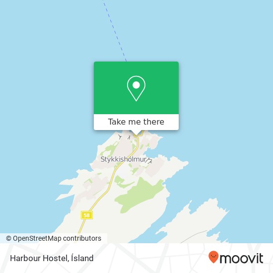 Harbour Hostel map