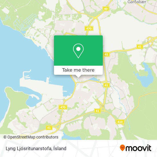 Lyng Ljósritunarstofa map