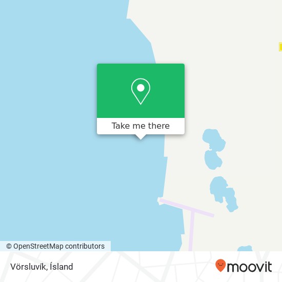 Vörsluvík map