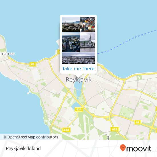 Reykjavík map