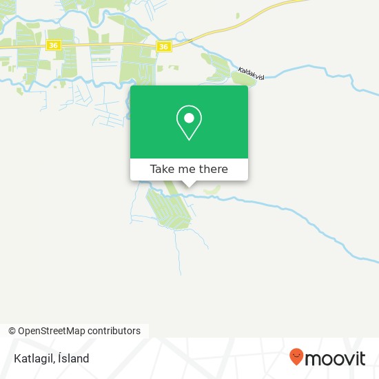 Katlagil map