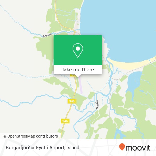 Borgarfjörður Eystri Airport map
