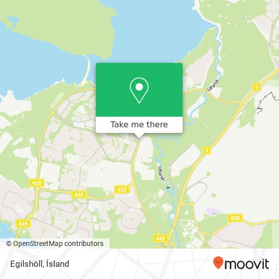 Egilshöll map