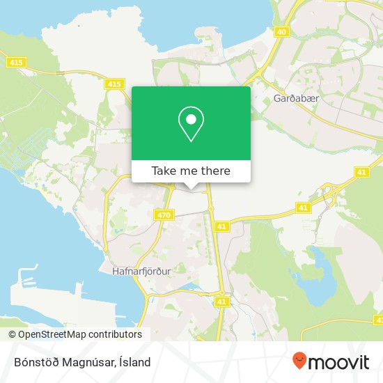 Bónstöð Magnúsar map