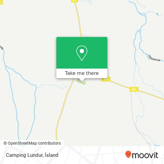 Camping Lundur map