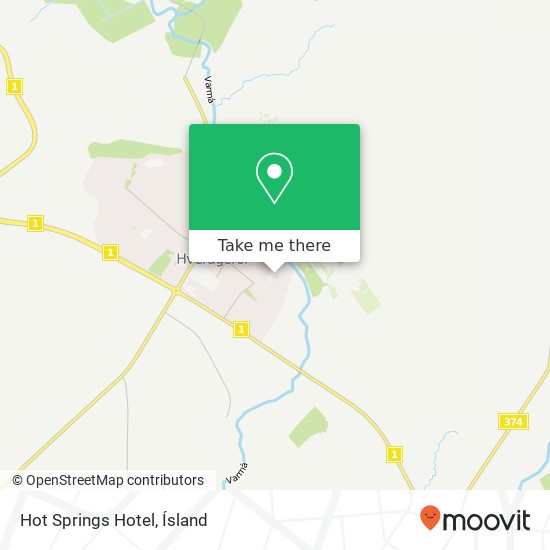 Hot Springs Hotel map