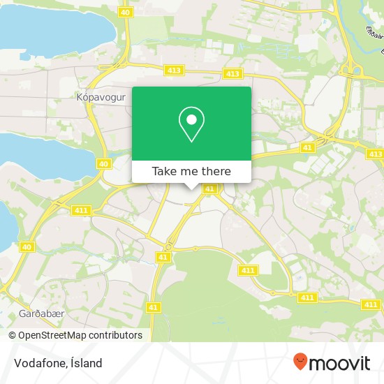 Vodafone map