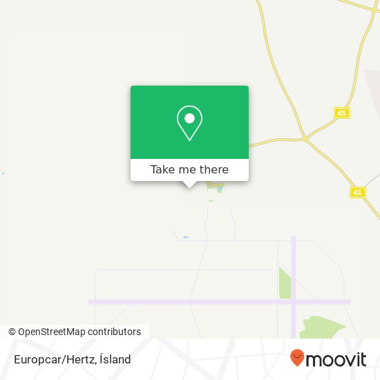 Europcar/Hertz map