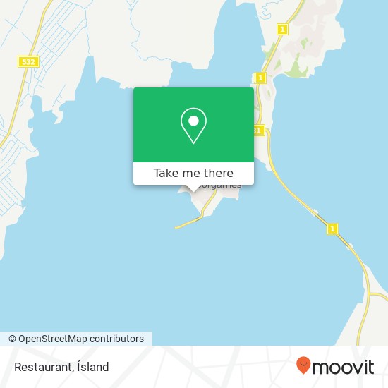 Restaurant map