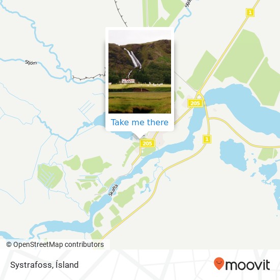 Systrafoss map