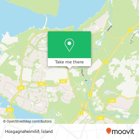 Mapa Húsgagnaheimilið