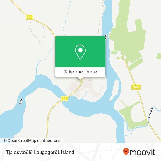 Tjaldsvæðið Laugagerði map