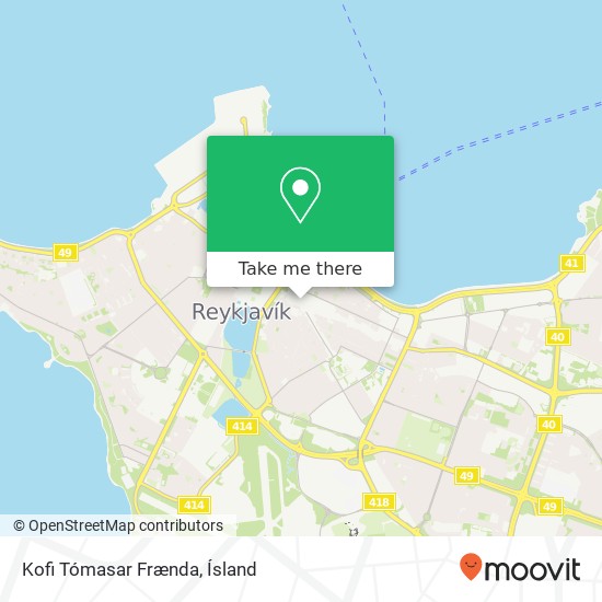 Kofi Tómasar Frænda map