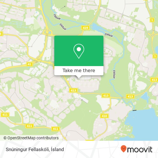 Mapa Snúningur Fellaskóli