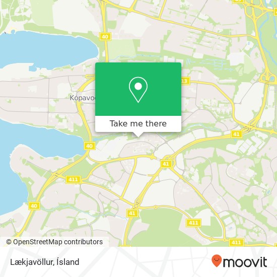 Lækjavöllur map