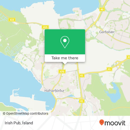 Irish Pub map