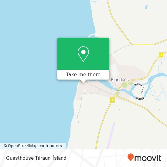 Guesthouse Tilraun map