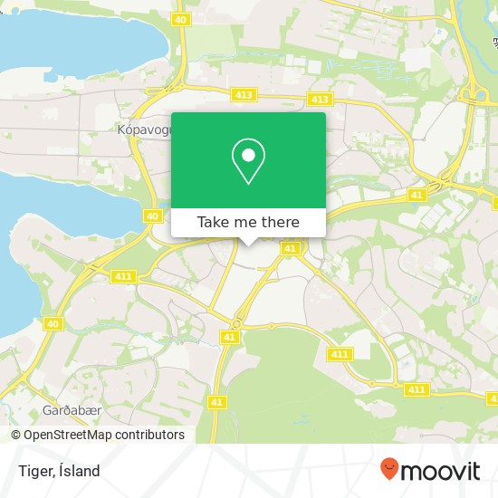 Mapa Tiger
