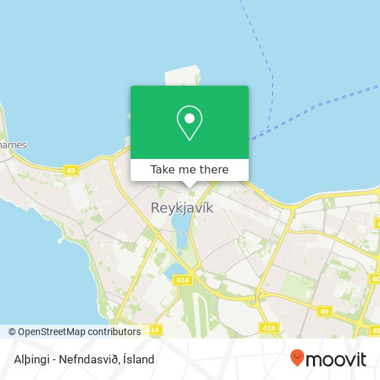 Alþingi - Nefndasvið map