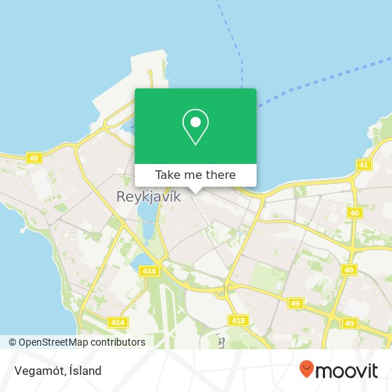 Vegamót map