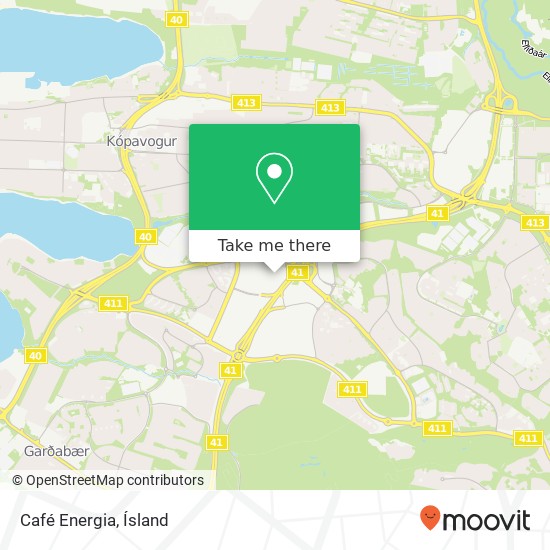 Café Energia map