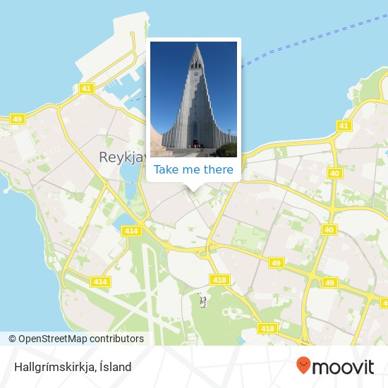 Hallgrímskirkja map