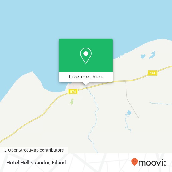 Mapa Hotel Hellissandur