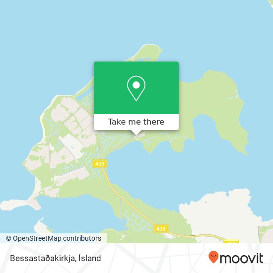 Bessastaðakirkja map