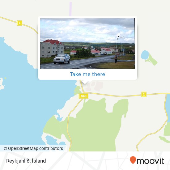 Mapa Reykjahlíð