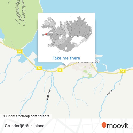 Mapa Grundarfjörður