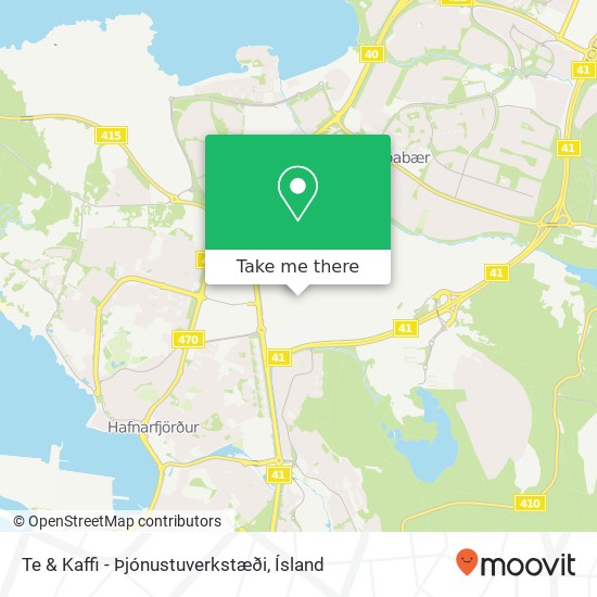 Te & Kaffi - Þjónustuverkstæði map
