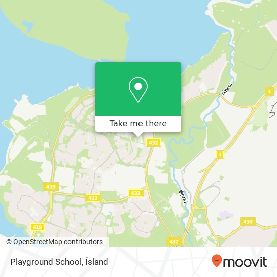 Playground School map