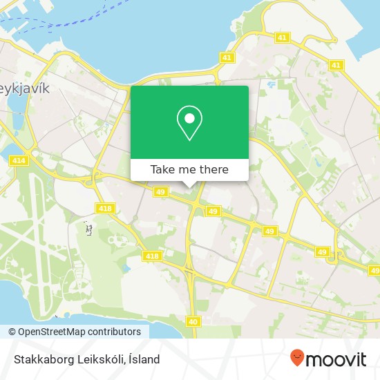 Stakkaborg Leikskóli map