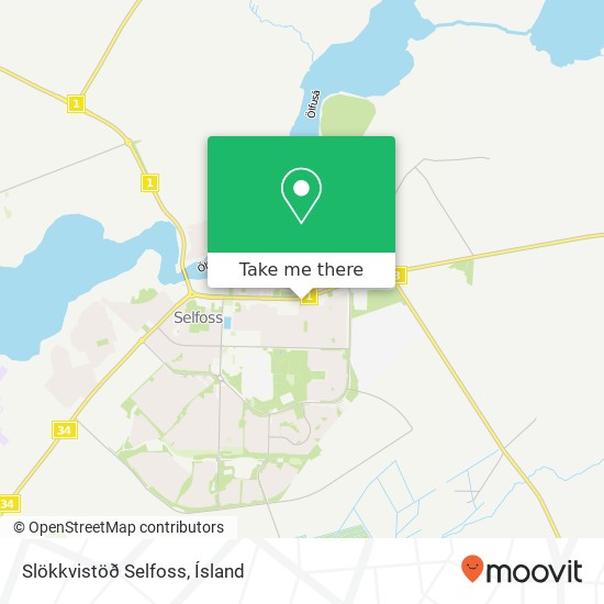 Slökkvistöð Selfoss map