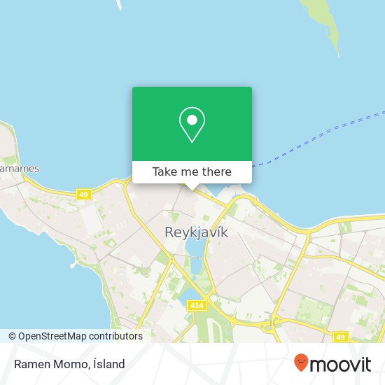 Mapa Ramen Momo