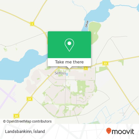 Landsbankinn map