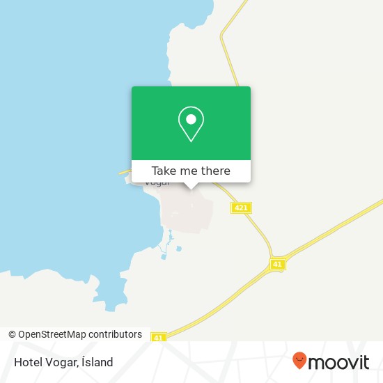 Hotel Vogar map