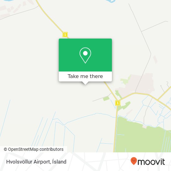 Hvolsvöllur Airport map