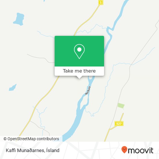Mapa Kaffi Munaðarnes