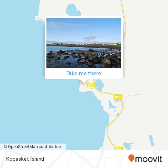 Kópasker map