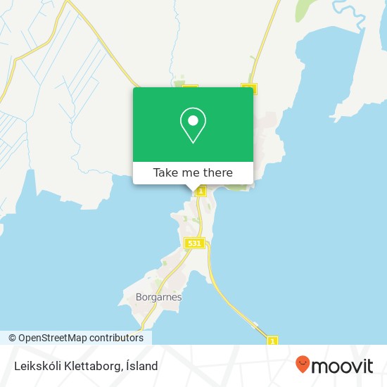 Leikskóli Klettaborg map