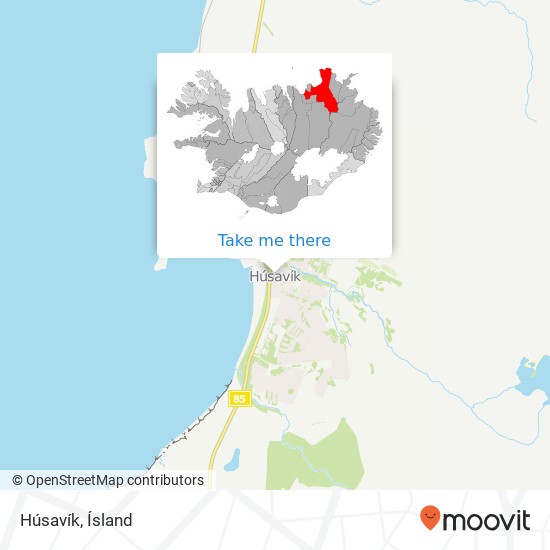 Húsavík map