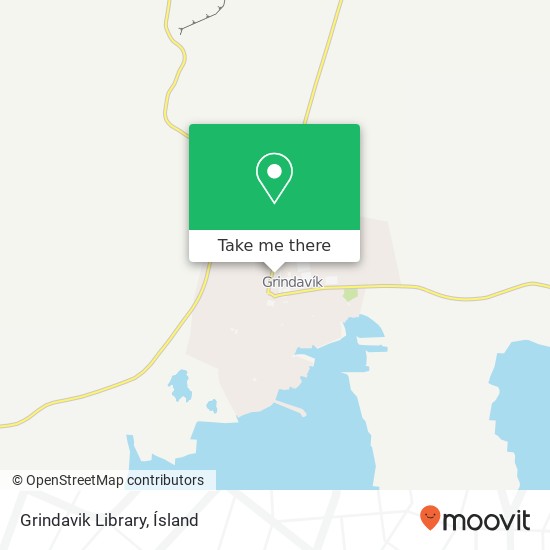 Grindavik Library map