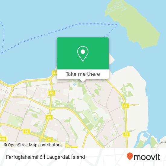 Farfuglaheimilið Í Laugardal map