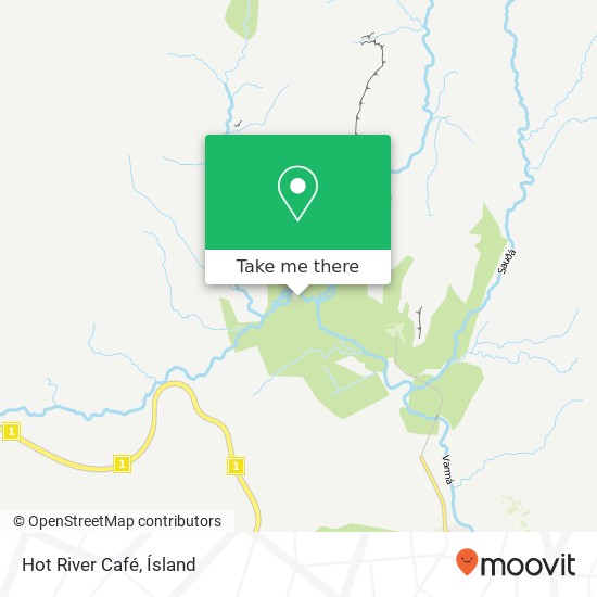 Mapa Hot River Café
