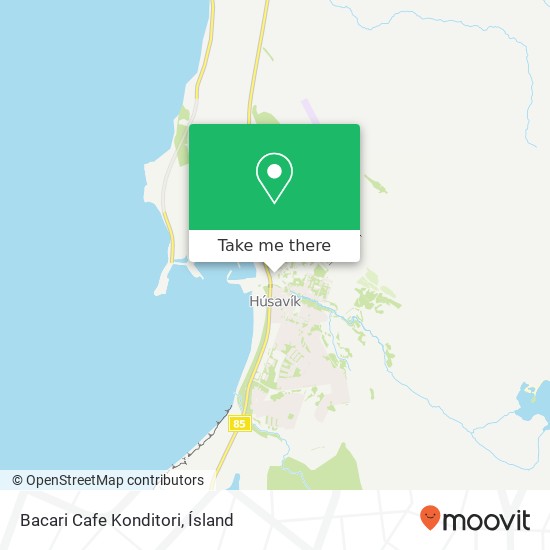 Bacari Cafe Konditori map