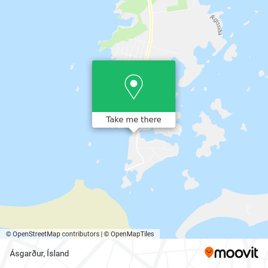 Ásgarður map